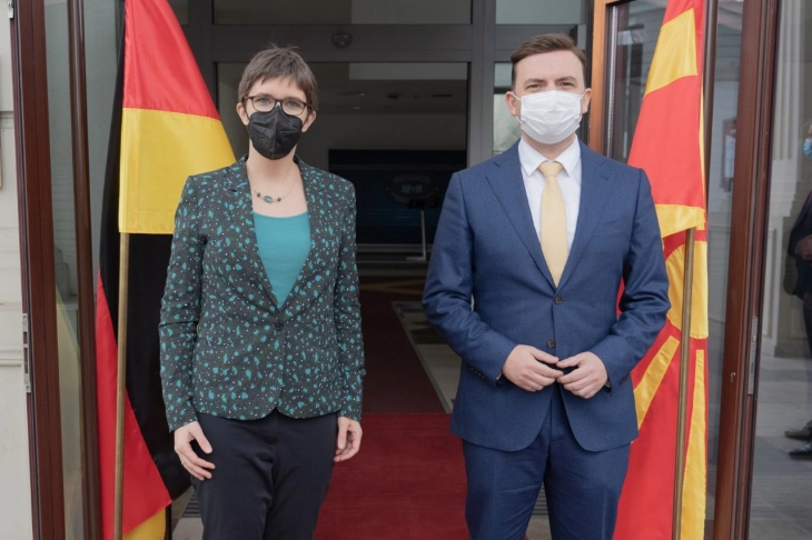 Osmani - Lührmann: Germany remains strategic partner in North Macedonia’s European integration