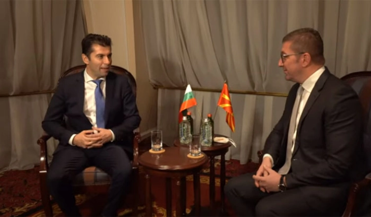 VMRO-DPMNE: Mickoski upholds positions previously known to public during meeting with Petkov