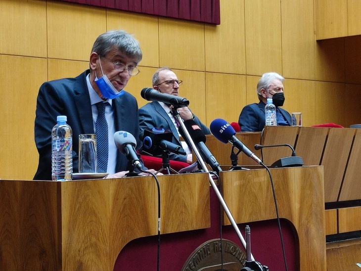 MANU President Kocarev critical of agreements with Bulgaria, Greece in personal speech