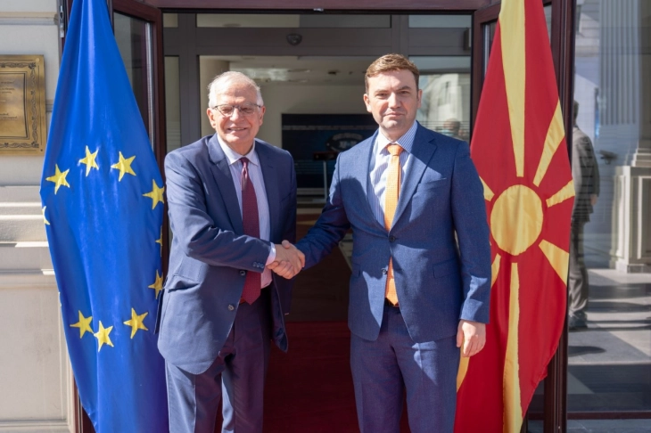 FM Osmani meets with EU’s foreign policy chief Borrell