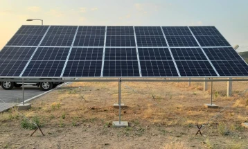 Newly built Oslomej solar power plant undergoes testing ahead of official launch