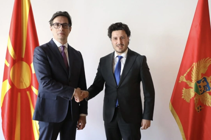 President Pendarovski meets Montenegro’s Deputy PM and PM-designate Abazović