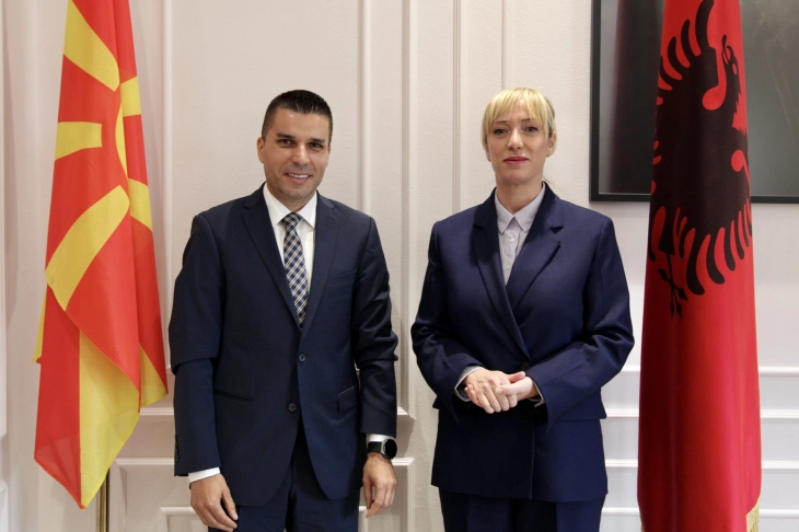 Nikolovski in Tirana: Further deepening of cooperation with Albania