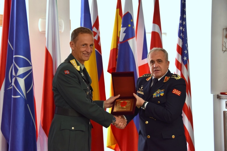 Head of Norwegian Armed Forces visits North Macedonia