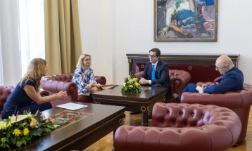 President Pendarovski meets Ukrainian, Swiss Ambassadors