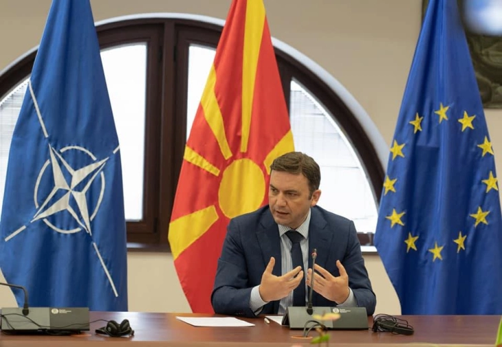 FM Osmani: International partners launch initiatives to settle differences as Skopje and Sofia remain in regular contact