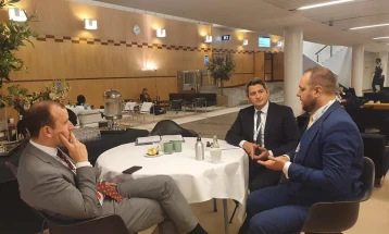 Environment Minister Nuredini meets officials at Stockholm+50 forum