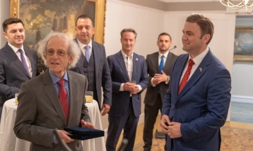 American professor Serwer recognized for his contribution to North Macedonia's international affirmation