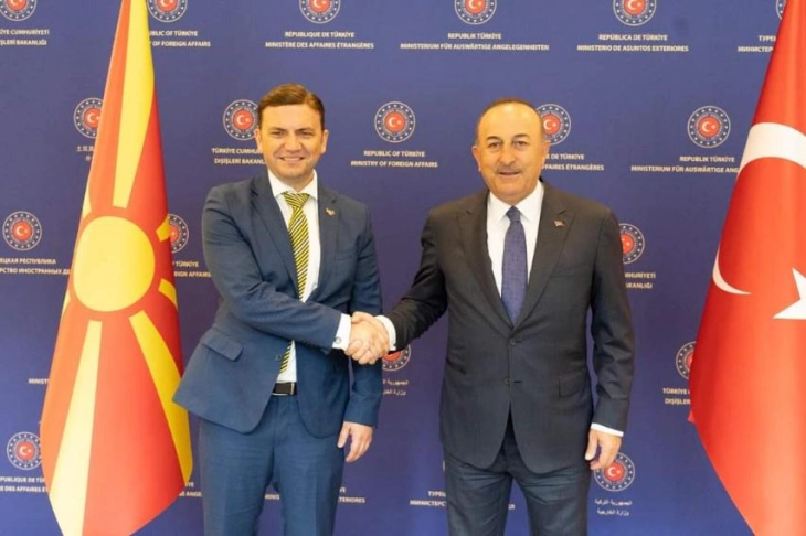 Osmani – Çavuşoğlu: Excellent political relations between Skopje and Ankara, actively working on growth of Turkish investments in North Macedonia