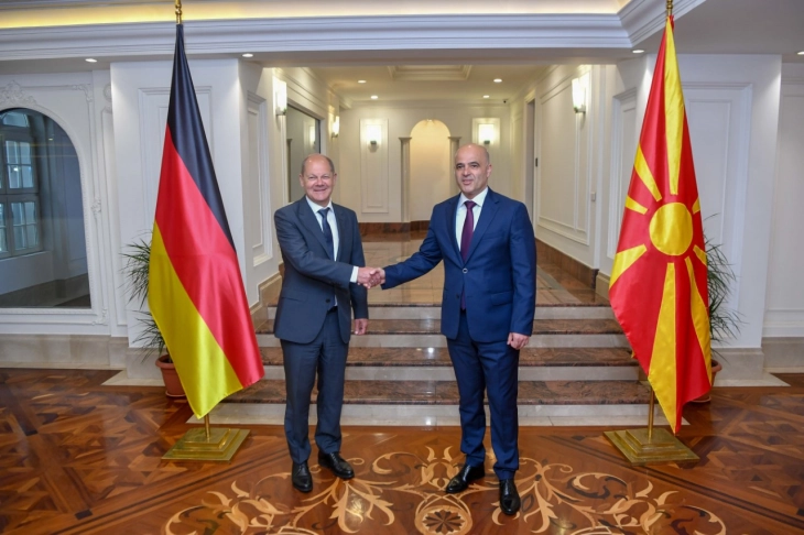 Kovachevski – Scholz: Clear decision on start of North Macedonia’s accession talks is of strategic importance for EU