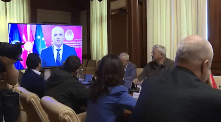 Zelensky meets Abazovic and Rama, Kovachevski joins meeting via video link