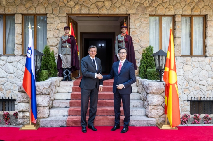 Pendarovski – Pahor: Formal start of accession talks with North Macedonia must be an imperative for EU