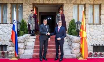 Pendarovski – Pahor: Formal start of accession talks with North Macedonia must be an imperative for EU