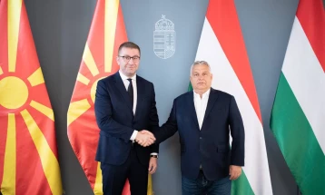 VMRO-DPMNE's Mickoski meets Orban in Budapest to discus EU accession, migrant crisis