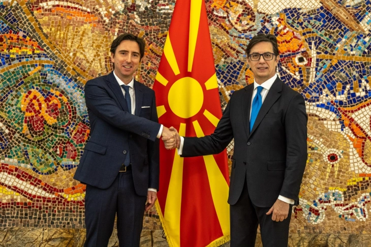 President Pendarovski receives letter of credence of new UK Ambassador to N. Macedonia 