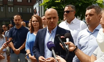 Kovachevski: Referendum proposed by VMRO-DPMNE is irrelevant, EU accession talks have begun