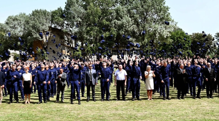 590 new police officers sworn in at promotion ceremony in Skopje
