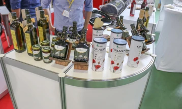 Macedonian wine and traditional agricultural produces presented at Slovenian agriculture fair