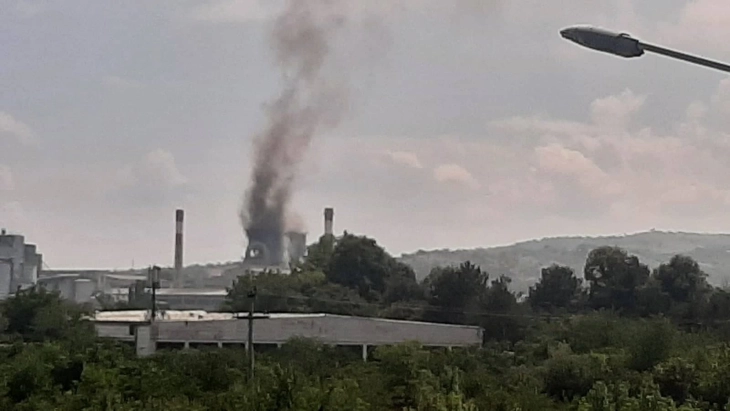 Fire in Skopje cement-producing plant extinguished