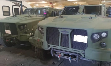 Another 27 light armored vehicles expected to arrive by year's end, says Petrovska
