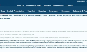 Moderna files patent suit against BioNTech, Pfizer for Covid vaccine