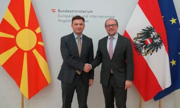 Osmani - Schallenberg: Austria consistently supports North Macedonia's European integration process 
