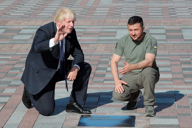 Johnson and Zelensky to stay in ‘close touch’ as friends