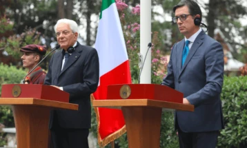 Mattarella-Pendarovski: Italy-North Macedonia relations on upward direction