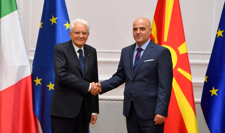 Kovachevski – Mattarella: Great support from Italy for North Macedonia’s further process of European integration