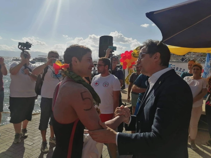 Matias Diaz Hernandez from Argentina wins 35th Ohrid Swimming Marathon