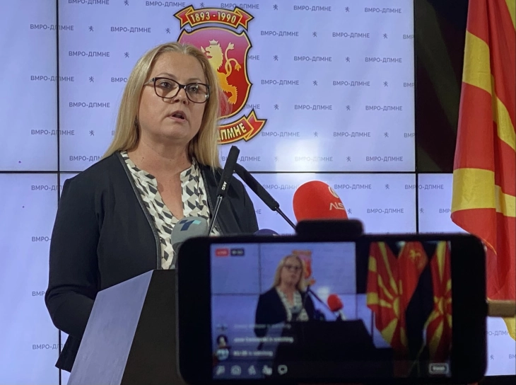 VMRO-DPMNE's Stojanovska: Referendum initiative in line with the law