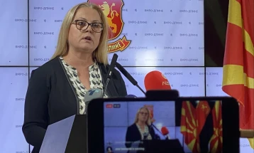 VMRO-DPMNE's Stojanovska: Referendum initiative in line with the law