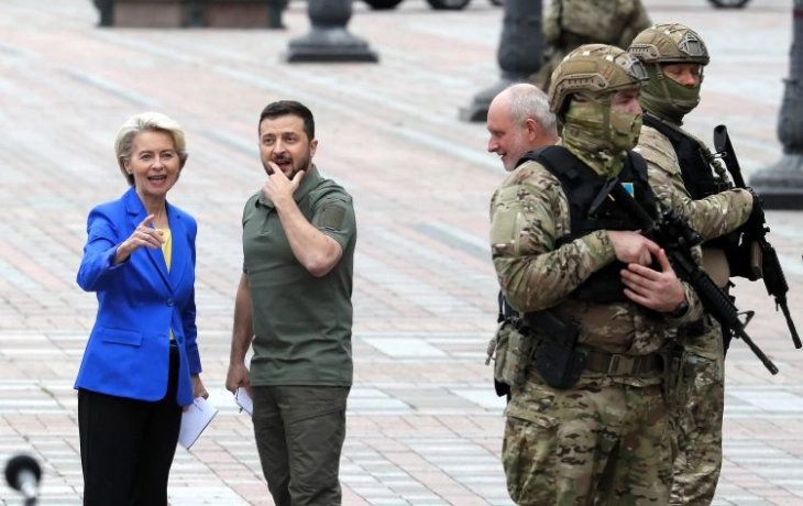 EU's von der Leyen congratulates Ukaine on its military success