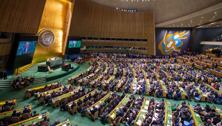Gov’t delegation led by Kovachevski attends 77th UN General Assembly in New York