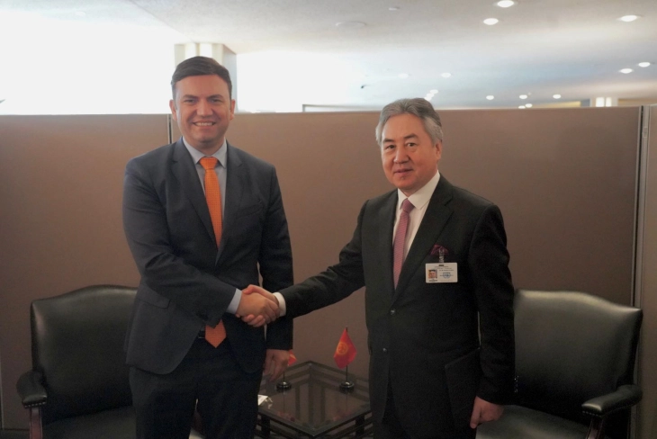 Osmani meets Kyrgyzstan's Foreign Minister in New York