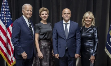 PM Kovachevski and wife Elena attend reception hosted by U.S. President Biden