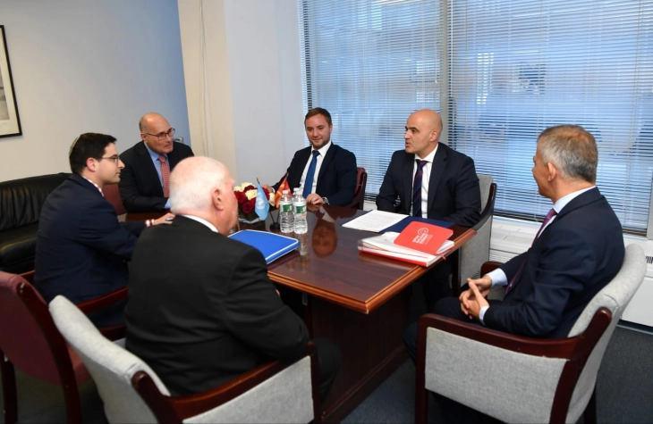 Kovachevski meets American Jewish Committee delegation