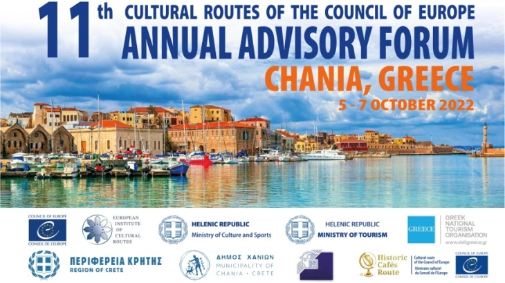 Kostadinovska Stojchevska to attend 2022 Cultural Routes Annual Advisory Forum in Crete