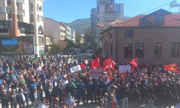 Protest against opening of Bulgarian controversial club in Ohrid ends 