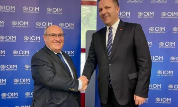 MoI Spasovski meets IOM Director General Vitorino