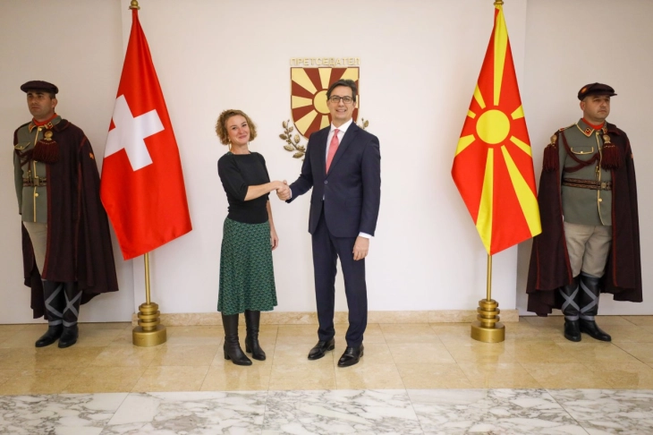 Pendarovski meets with Kälin