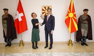 Pendarovski meets with Kälin