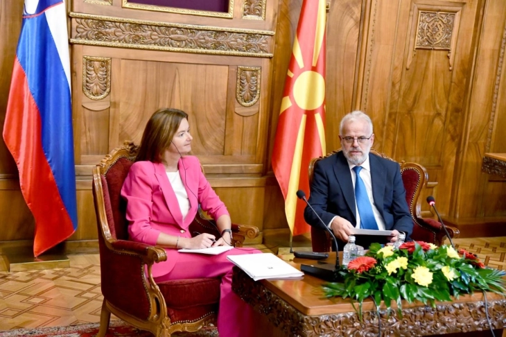 Xhaferi – Fajon: North Macedonia’s EU membership by 2030 a realistic goal