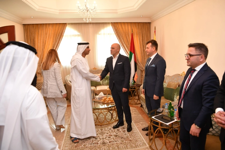 Kovachevski: UAE have put North Macedonia among priority countries for future investments