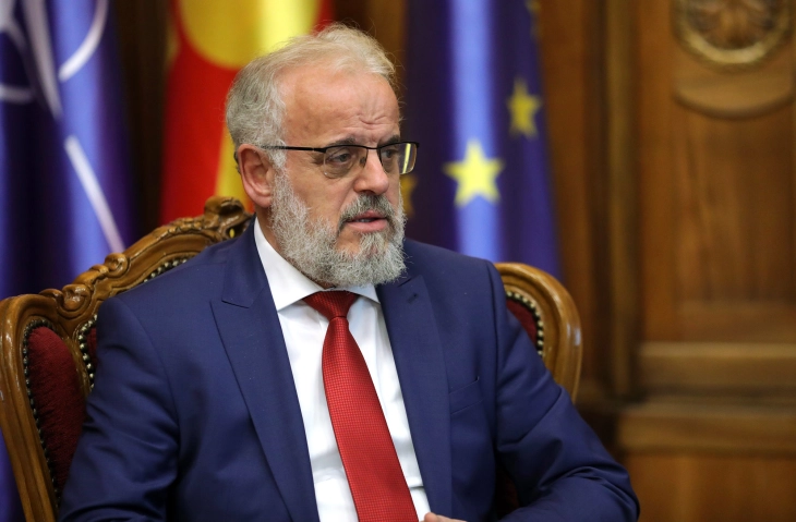 Speaker Xhaferi congratulates Day of Macedonian Revolutionary Struggle