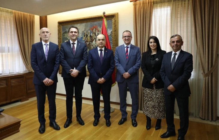 Alliance for Albanians' Taravari meets Albania's President Begaj