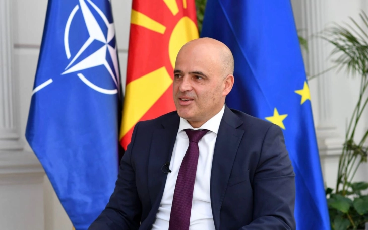 Several key goals achieved for start of EU negotiations with clear Macedonian language and identity, Kovachevski tells BBC