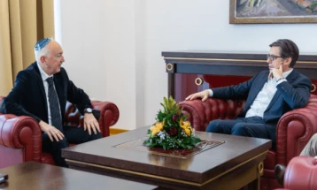 President Pendarovski meets Head of Jewish Community Levi