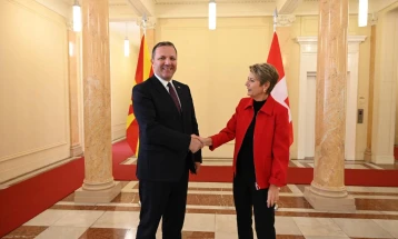 Spasovski-Keller Sutter: Friendly bilateral relations based on cooperation, dialogue and support