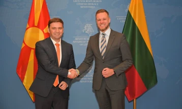 Osmani – Landsbergis: Lithuania fully supports North Macedonia’s EU integration